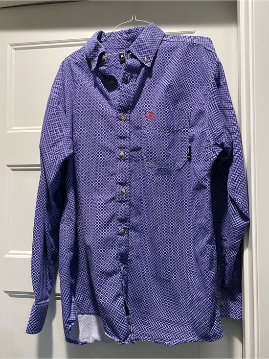 Ariat Other - Men's blue Patterned Button-Down Shirt